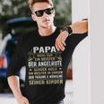 Bester Papa Anglerater Angeln Langarmshirts Geschenke für Ihn