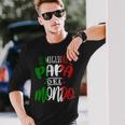 Bester Papa Der Welt Italian Italian Slogan Langarmshirts Geschenke für Ihn