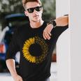 Bicycle Sunflower Bike Lover Biking Cycle Long Sleeve T-Shirt Gifts for Him