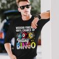 Bingo Yelling Bingo Player Gambling Bingo Long Sleeve T-Shirt Gifts for Him