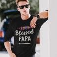 Blessed Papa Puerto Ricoatertagsgeschenk Langarmshirts Geschenke für Ihn