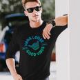 Blue Hang Loose Ride The Waves Good Vibes Long Sleeve T-Shirt Gifts for Him