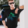 Bmx Stunt Dirt Bike Freestyle Driver Langarmshirts Geschenke für Ihn