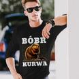 Bobr Kurwa Bober Bobr Meme Langarmshirts Geschenke für Ihn