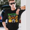 Brother Of The Wild One Zoo Theme Bday Safari Jungle Animals Long Sleeve T-Shirt Gifts for Him