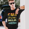 California Surfing Vintage Retro Surf Summer Surfer Long Sleeve T-Shirt Gifts for Him