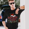 Christmas Cousin Crew Buffalo Plaid Family Xmas Pajamas Pjs Long Sleeve T-Shirt Gifts for Him