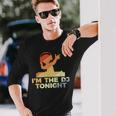 Cita Divertida De Un Dj Esta Noche Soy Yo El Dj Camiseta de manga larga Regalos para él