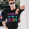 Class Of 2026 Grow With MeFor Teachers Students Long Sleeve T-Shirt Gifts for Him