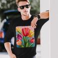 Colorful Tulip Costume Long Sleeve T-Shirt Gifts for Him