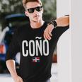 Cono Dominican Republic Dominican Slang Long Sleeve T-Shirt Gifts for Him
