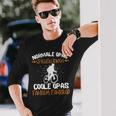 Cool Opas Riding Bicycle Biker Bike Driver Langarmshirts Geschenke für Ihn