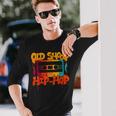 Cool Retro Old School Hip Hop 80S 90S Costume Cassette Langarmshirts Geschenke für Ihn