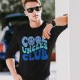 Cool Uncles Club Best Uncle Ever Fathers Day Pocket Long Sleeve T-Shirt Gifts for Him