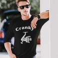 Crankbait Fishing Lures Cranky Terrible Cycling Long Sleeve T-Shirt Gifts for Him