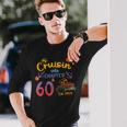 Cruisin' Into 60 Est 1964 60Th Birthday Cruise Cruising Long Sleeve T-Shirt Gifts for Him