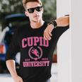 Cupid University Cute Valentine's Day Xoxo Long Sleeve T-Shirt Gifts for Him