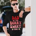 Dad Of The Berry Sweet One Strawberry Birthday 1St For Girl Long Sleeve T-Shirt Gifts for Him