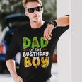 Dad Of The Bugthday Boy Bug Themed Birthday Party Insects Long Sleeve T-Shirt Gifts for Him