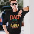 Dad By Day Gamer By Night Video Gamer Dad Fathers Day Long Sleeve T-Shirt Gifts for Him