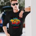 Dad Graffiti Man Of God Father’S Day For Dad Long Sleeve T-Shirt Gifts for Him