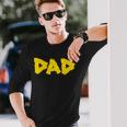 Dad Papa Fathers Day 2024 Tape Style Long Sleeve T-Shirt Gifts for Him