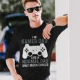 My Dad Video Games First Father's Day Presents For Gamer Dad Long Sleeve T-Shirt Gifts for Him