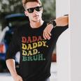 Dada Daddy Dad Bruhatertag Junge Papa Ehemannaterschaft Langarmshirts Geschenke für Ihn