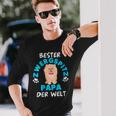 Damen Pomeranian Zwergspitz Papaatertag Papa Mit-Ausschnitt Langarmshirts Geschenke für Ihn