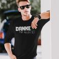 Danke Dankeschöndanke Für Alles Danklich German Language Langarmshirts Geschenke für Ihn