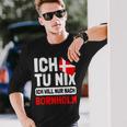 Denmark Flag Ich Tu Nix Ich Will Only After Bornholm S Langarmshirts Geschenke für Ihn