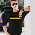 Deutschland Flagge Fahne Symbol Fussball Sport Urlaub Langarmshirts Geschenke für Ihn