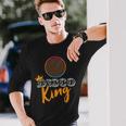 Disco King Espejo Ball Old School Retrointage Disco Dj Top Camiseta de manga larga Regalos para él