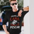 Divertido Pescador Fishing Regalo El Rey Quiere Pescar Camiseta de manga larga Regalos para él