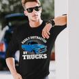 Easily Distracted By Trucks Lowered Truck Retro Truck Long Sleeve T-Shirt Gifts for Him