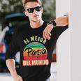 El Mejor Padre Del Mundo Regalo El Día Del Padre Camiseta de manga larga Regalos para él