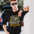 El Mejor Papa Y Abuelo Del Mundo Para Día Del Padre Camiseta de manga larga Regalos para él