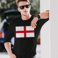 England Flag British Uk English Cross Flags Women Long Sleeve T-Shirt Gifts for Him