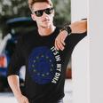 European Union It's In My Dna Pride European Union Flag Eu Long Sleeve T-Shirt Gifts for Him