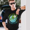 Make Every Day Earth Day Cute Planet Save Environment Women Long Sleeve T-Shirt Gifts for Him