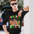Family Christmas Crew Cookie Gingerbread Xmas Lights Long Sleeve T-Shirt Gifts for Him
