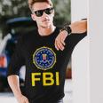 Fbi Fbi Chest Seal Logo Federal Bureau Of Investigation Chest Seal Logo Long Sleeve T-Shirt Gifts for Him