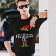The Fearless Elf Matching Family Group Christmas Xmas Long Sleeve T-Shirt Gifts for Him