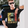 Feelin Salty Maryland Crab Retro Vintage Long Sleeve T-Shirt Gifts for Him