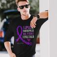 We Fight Together Lupus Awareness Purple Ribbon Long Sleeve T-Shirt Gifts for Him