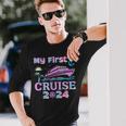 My First Cruise 2024 Matching Family Cruise Long Sleeve T-Shirt Gifts for Him