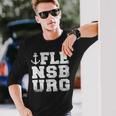 Flensburger Förde Flensburg Anchor Langarmshirts Geschenke für Ihn