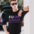 Fuck Chiari Malformation Awareness Support Survivor Long Sleeve T-Shirt Gifts for Him