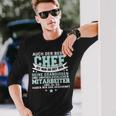 Auch Der Beste Chef Ist Nur So Gut Seine Mitarbeiter Langarmshirts Geschenke für Ihn