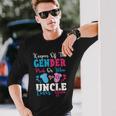 Baby Shower Uncle Mexican Gender Reveal Cinco De Mayo Long Sleeve T-Shirt Gifts for Him